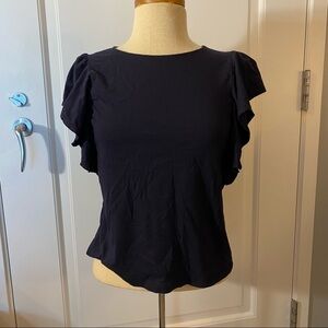 Women’s Uniqlo Flutter Sleeve Top